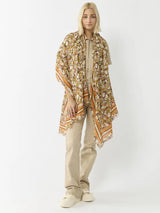 Peanuts™ Cotton Scarf - Orange/Beige