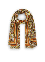 Peanuts™ Cotton Scarf - Orange/Beige