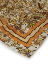 Peanuts™ Cotton Scarf - Orange/Beige
