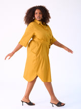 Simplicity Shirt Dress - Riva - Currygelb