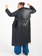 Loved-by-les-soeurs-shop-Trenchcoat-vigaccio-Leder-Schwarz-II