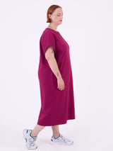 Tee-Dress - Punty - Magenta