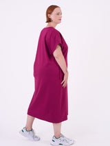 Tee-Dress - Punty - Magenta