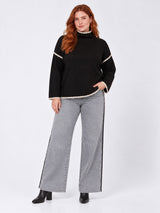 Mat-Plus-size-fashion-berlin-Pullover mit seitenstreifen-I