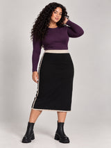 Mat-Plus-size-fashion-strickrock-kontraststreife-IK