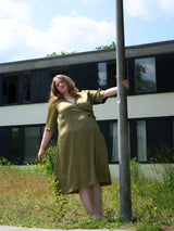 Mode-für-mollige-Berlin-Wrap-dress-Khaki-IO