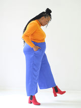 Plus-size-fashion-Les-soeurs-shop-Fluid-Palazzo-Blau-III