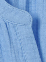 MODE GROSSE GRÖSSEN | ONLINE kaufen & Hamburg & Berlin | FRAPP PLUS SIZE | Frisches oversized Blusentop aus Musselin | Powder Blue