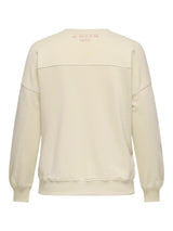 Sweatshirt mit Print "Pomegranate" - Beige/Pink/Rot