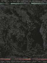 Patterned silk fabric - Black/White/Multi