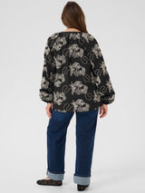 Boho-Bluse aus Baumwolle