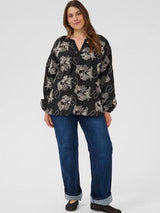 Boho-Bluse aus Baumwolle