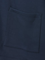 Shirtjacke aus Scuba-Jersey - Dunkelblau