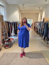 Tee-Dress - Punty - Royalblau