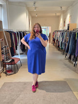 Tee-Dress - Punty - Royalblau