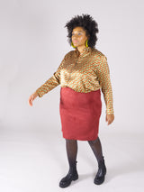 Loved-by-les-soeurs-shop-Pleatherskirt-bordaux-II