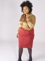 Loved-by-les-soeurs-shop-Pleatherskirt-bordaux-I
