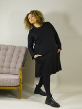 Triangle Dress - Punty - Schwarz