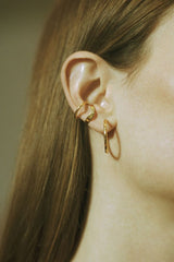 Ripples Ear Cuff - Gold Maria Black