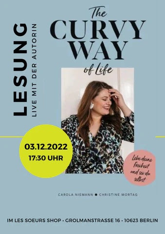 3.12.2022 Lesung mit Carola Niemann: "THE CURVY WAY OF LIFE"