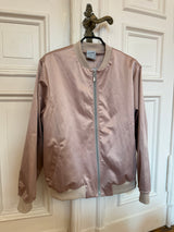 Satin Bomberjacket - Pearl Rosé