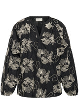 Boho-Bluse aus Baumwolle