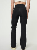 Compressive Flare Sportleggings - Schwarz