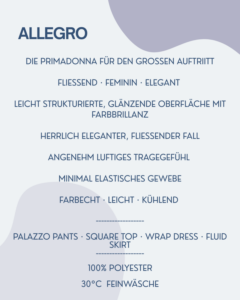 Palazzo Pants - Allegro - Flieder