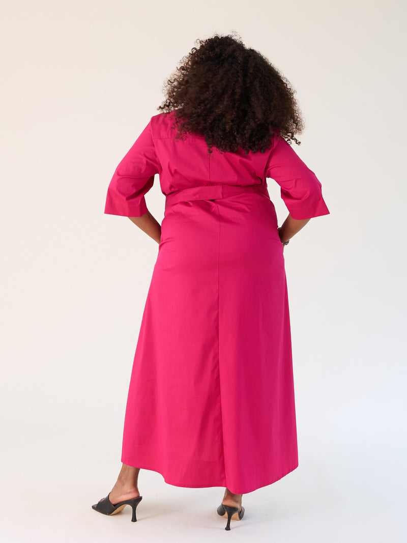Curvy-Fashion-berlin-Maxidress-Magenta-IN