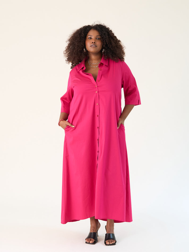 Curvy-Fashion-berlin-Maxidress-Magenta-INO