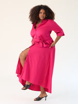 Curvy-Fashion-berlin-Maxidress-Magenta-INT