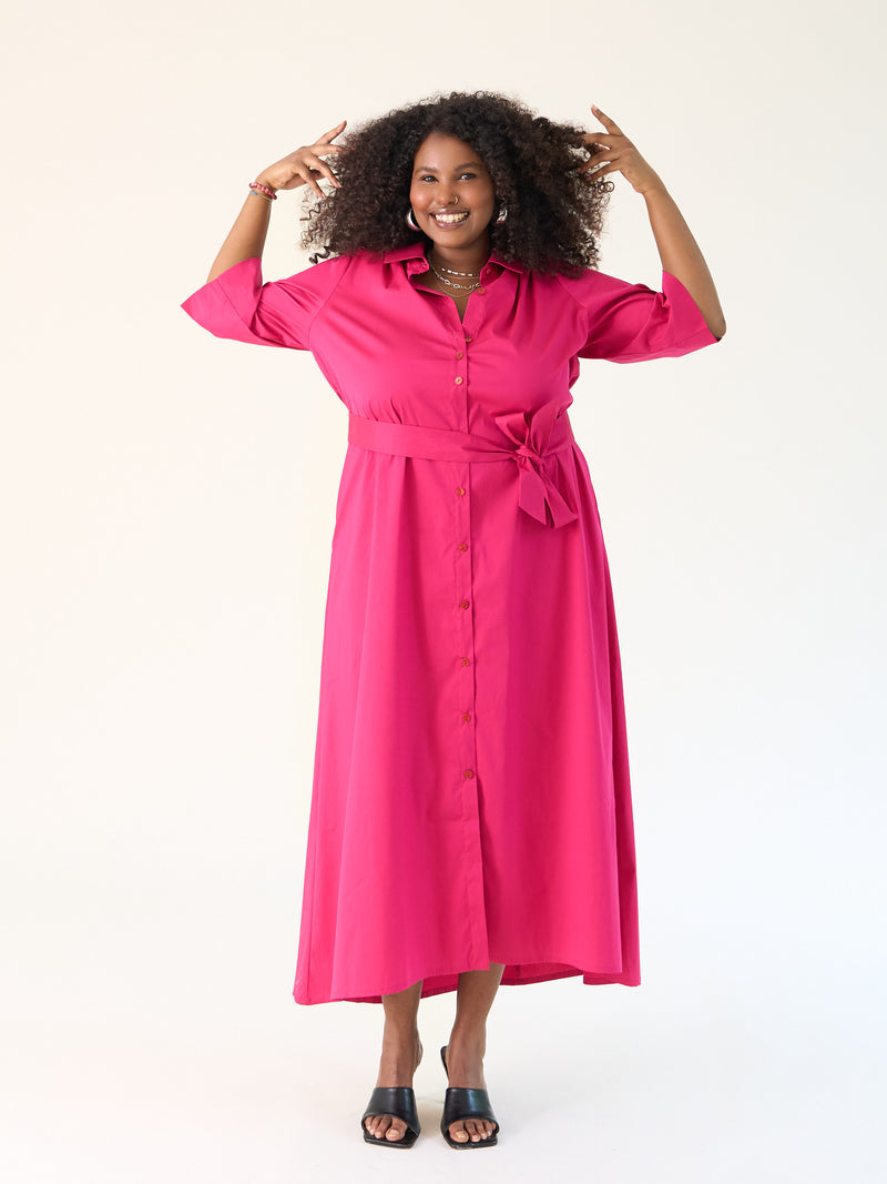 Curvy-Fashion-berlin-Maxidress-Magenta-IN
