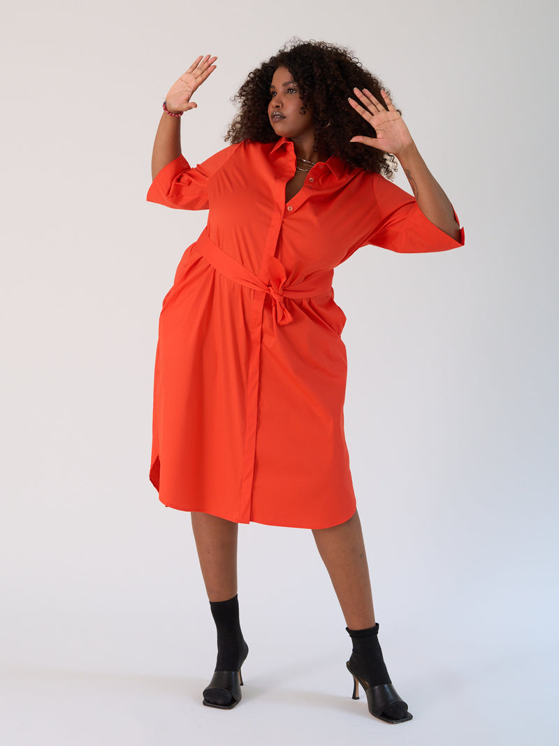 Curvy-Fashion-berlin-Simplicity-shirtdress-orange-IT