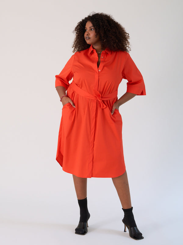 Curvy-Fashion-berlin-Simplicity-shirtdress-orange-II