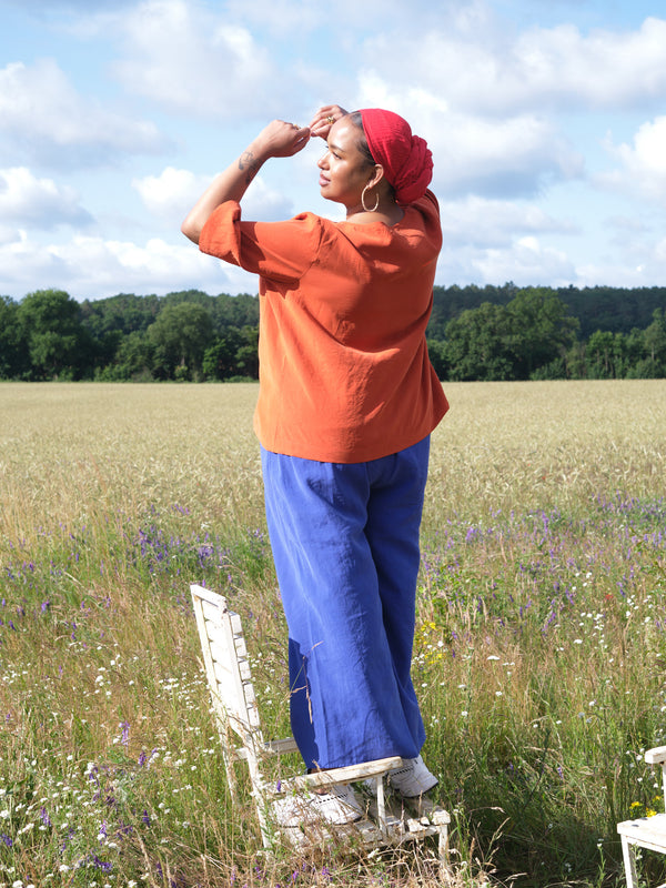 Palazzo Pants - Vitchelli - Blau
