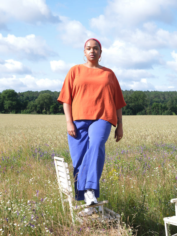 Palazzo Pants - Vitchelli - Blau