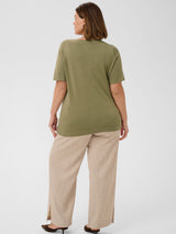 Elegantes Feinstrick Shirt - Salbei