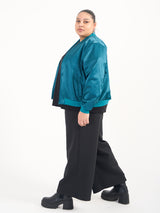 Loved-by-les-soeurs-shop-Bomberjacket-Petrol_I.Ö