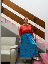 Loved-by-les-soeurs-shop-Fluid-skirt-Kiss-blue-I.Ö