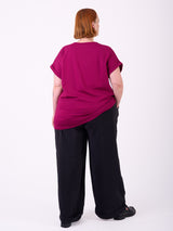 Loved-by-les-soeurs-shop-curvy-fashion-Cool-tee-cerise-IET