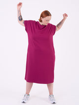Tee-Dress - Punty - Magenta
