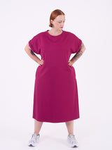 Tee-Dress - Punty - Magenta