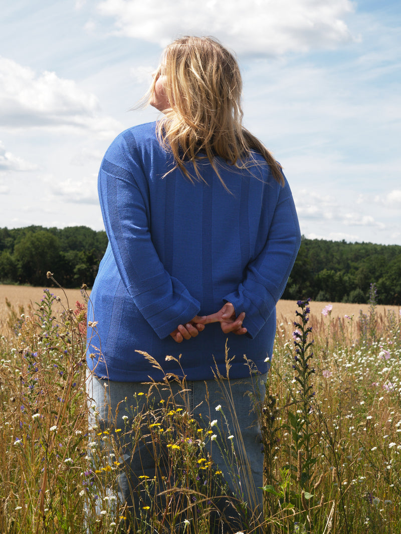 Marina-rinaldi-berlin-Leichter-Pullover-royalblau-III