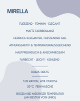 Drape Dress - Mirella - Royal Blue