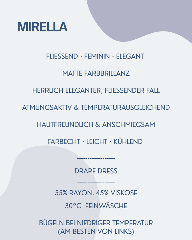 Drape Dress - Mirella - Royal Blue