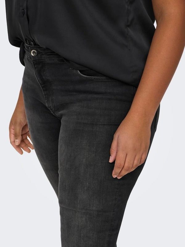 Slim Jeans "Eva" - Grau