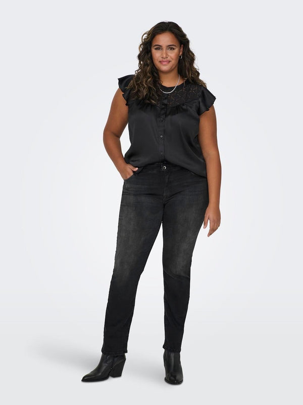 Slim Jeans "Eva" - Grau