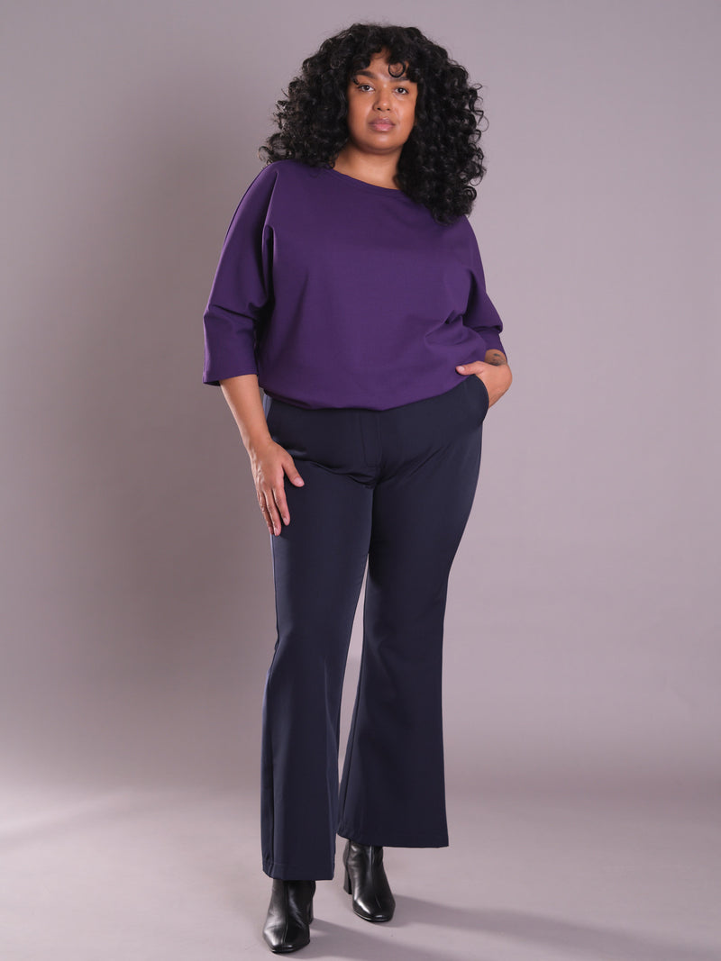 Plus-size-fashion-Loved-Kickflare-stretch-Marine-II