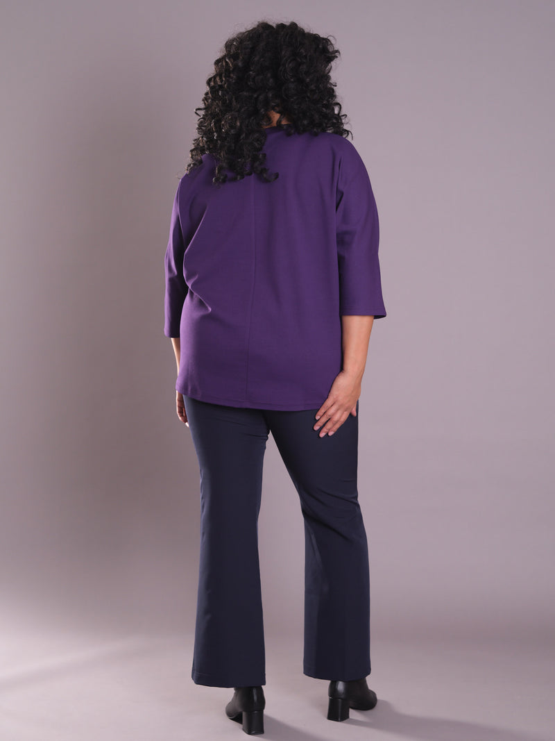 Plus-size-fashion-Loved-Kickflare-stretch-Marine-III