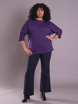 Plus-size-fashion-Loved-Kickflare-stretch-Marine-I